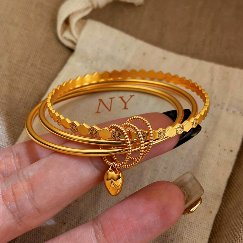 Luxury Lifestyle Beauty - Bracelet en or véritable 24 carats