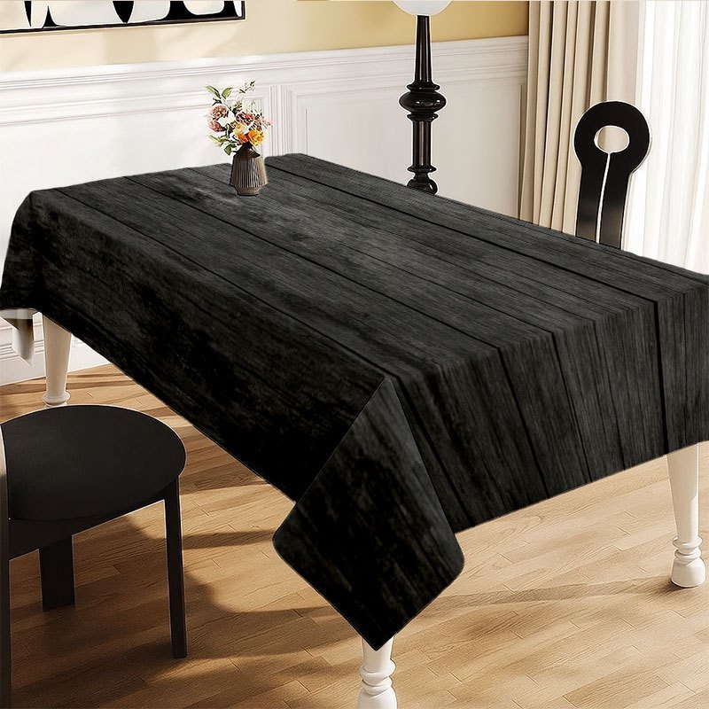Luxury Lifestyle Dark - 1 nappe en tissu imitation bois