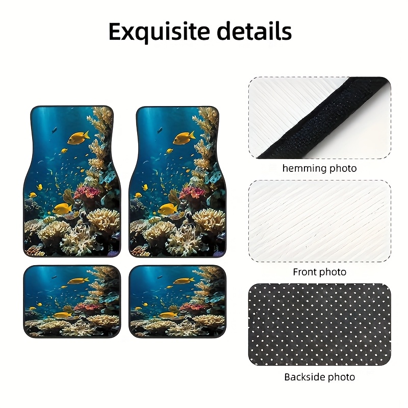 Luxury Lifestyle Beauty - 4 tapis de voiture universels avec