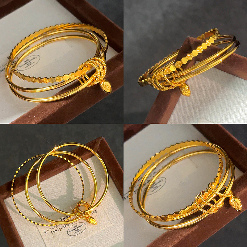 Bracelet en or véritable 24 ca - Luxury Lifestyle Beauty avis et prix